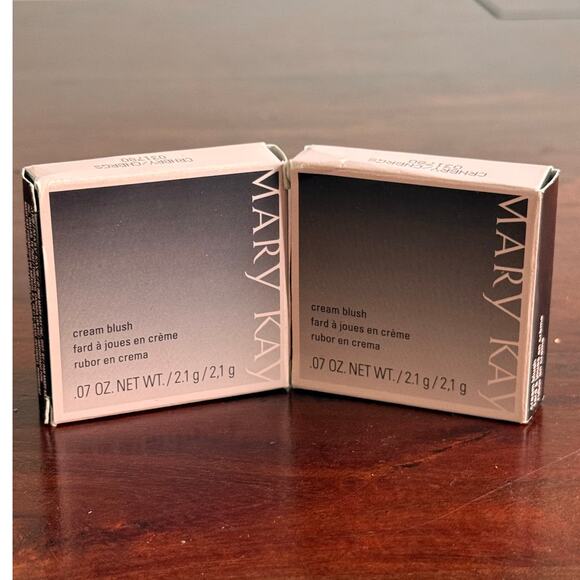 New in box Mary Kay cream blush cranberry set of 2 .07 oz - Picture 1 of 4